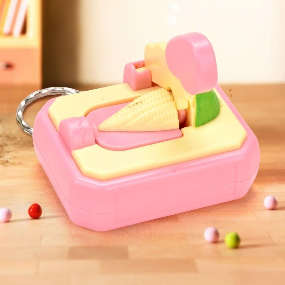 

Plastic Material Creative Stress-relieving Keyring Simulated Vegetable Pendant Children Gift Style H