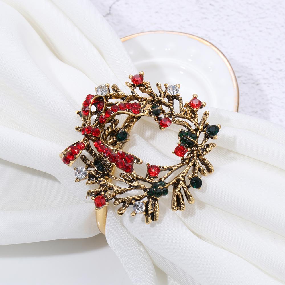 Tree DIY Craft Wedding Supplies Table Decoration Napkin Ring Christmas Supplies Mouth Ring