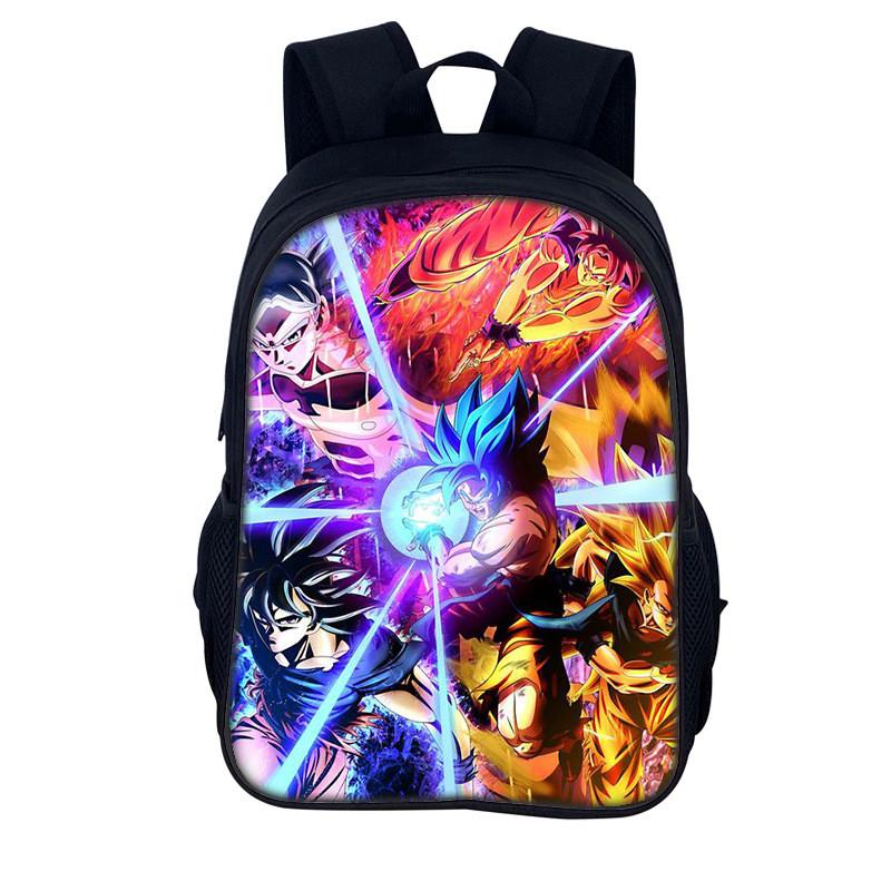 Dragon Ball Ryggsäck För Män Kvinnor Nylon Vardaglig Skolresväska