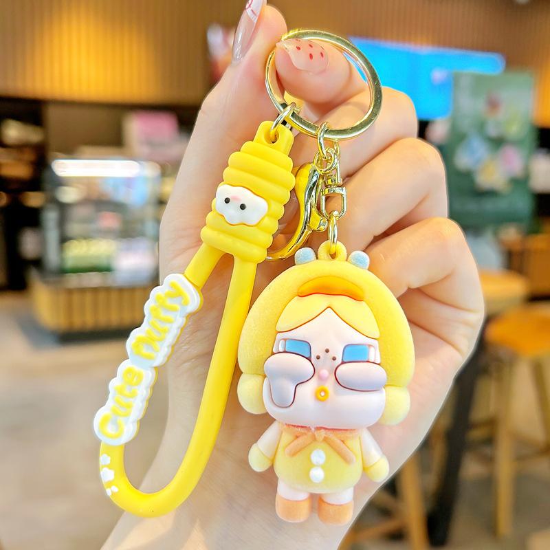 Cartoon Niedlich Weinendes Baby Tränen Mädchen Schlüsselanhänger Taschenanhänger Beflockter Schmuck Kinderpuppenautomat Geschenke