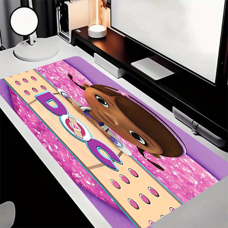 Doc McStuffins Theme Premium Non-slip Mouse Pad with Stitched Edges,Durable Rubber Material,for Desktop & Gaming Great Gifts