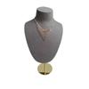 Mannequin Shaped Necklace Showcase Stand Stylish Portrait Model Jewelry Holder Tabletop Neckchain Pendant Display Rack