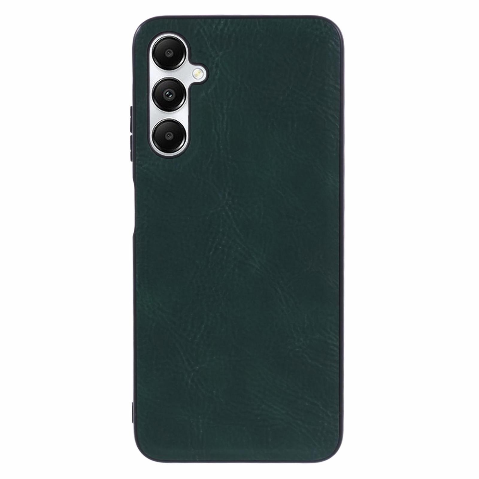 

For Samsung Galaxy A05s 4G Phone Cover Retro PU Leather+TPU+PC Case Green