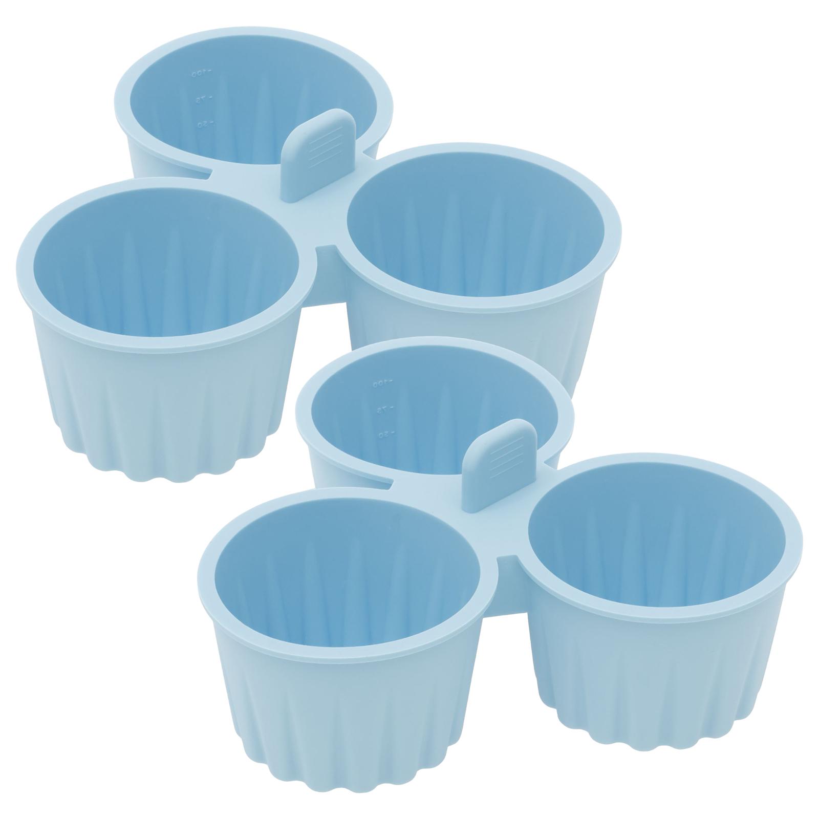 

Silicone Air Fryer Ramekins Air Fryer Egg Moulds Egg Mold Cups Reusable Non Stick Egg Mold Cups for Baking Home Kitchen Gadgets