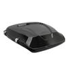 Juego Universal de Caja Trasera Negra con Almohadilla para Respaldo Trasero para Motos Harley, Crucero y Prince