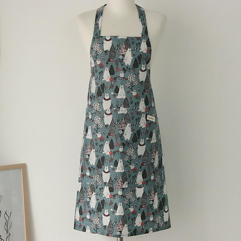 

Bear Forest Waterproof Apron (3 colors) orange