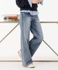 CHASECULT Women'S M-Tone Washed Wide Denim Pants-Farg2362B0N