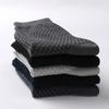 5 Pairs High Quality Bamboo Fiber Men Socks Business Breathable Deodorant Compression Socks Men Long Big Size EU39-47 Large Plus