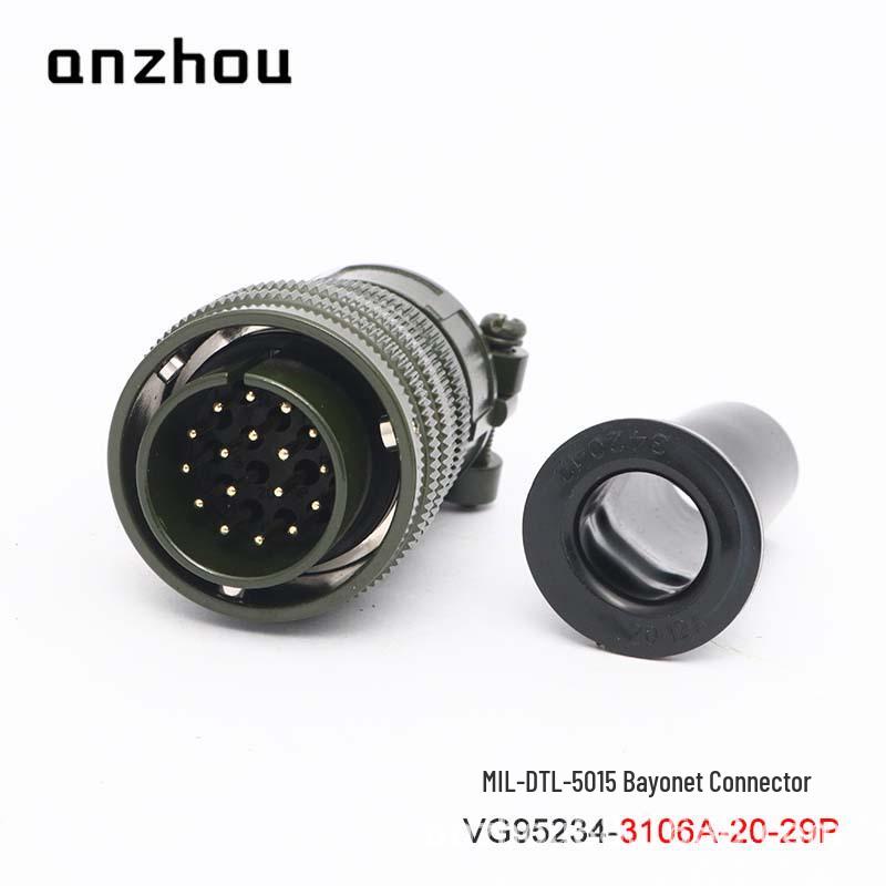 17-Pin Bayonet Aviation Plug VG95234-20-29S US Military Standard Connector CA06COME-20-29P