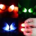 4pcs Kids Amazing Fantastic Glow Toys Children Luminous Gifts Decor Novelty Funny LED Light Flashing Fingers Magic Trick Props