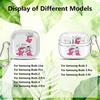 Case For Samsung Galaxy Buds 2 4Pro 4 Pro 3 FE 2Pro 3Pro Live Clear Earphone Cases Cover With Hook Crayon Shin-Chan Anime
