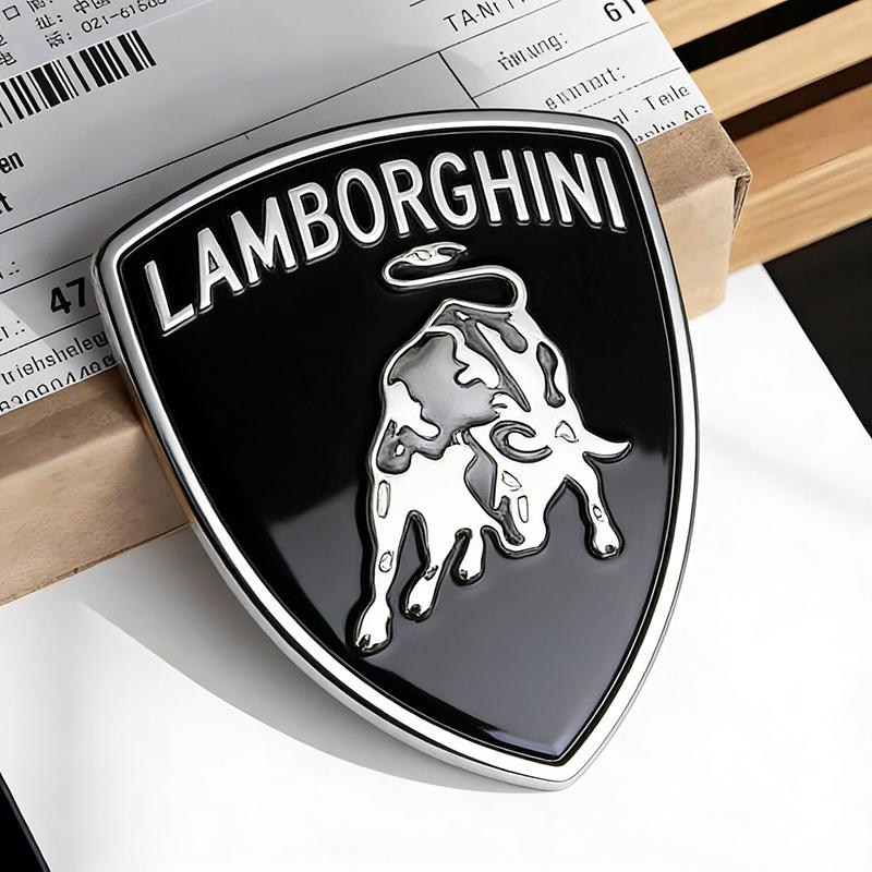 1 pezzo Per Lamborghini Urus Huracan Aventador Accessori Logo Auto 3D Premium Adesivo Etichetta Metallo Badges Corpo Bagagliaio Finestrino Laterale