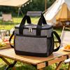 Insulated Lunch Bag with Adjustable Strap Large Capacity Cooler Tote Water-Resistant Bento Lunch Bag for Outdoor Camping Picnic Travel
