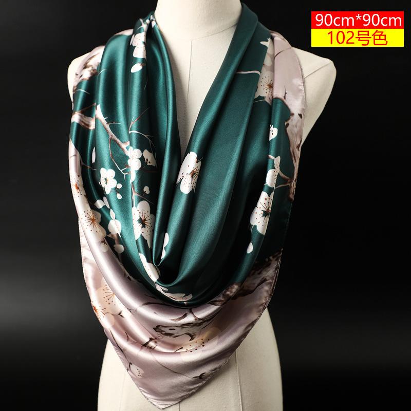 Modne damskie szaliki Kwadratowe szaliki Hidżab