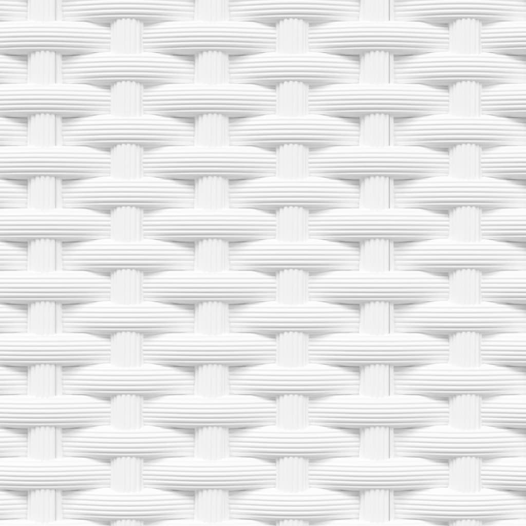 Plant Pot Set 2 Pcs White 30 X 30 X 37 Cm Polypropylene