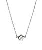 Glory_Arden [Unisex] Surgical Steel Simple Clover Necklace / Ghmn-444