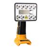 Replace for Dewalt Light 18V LED Tool Light Indoor Outdoor DCB182 DCB201 DCB200 Li-ion Battery Compatible