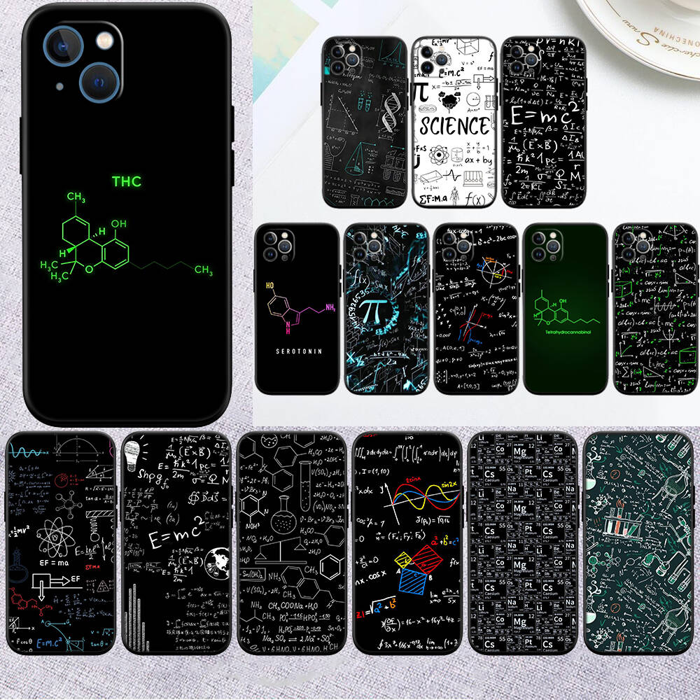 MH32 Chemical Maths Formula New Shell Phone Case for Xiaomi Poco F2 F3 M2 M3 M4 M5 M6 X2 X3 X4 X6 Pro NFC GT Plus