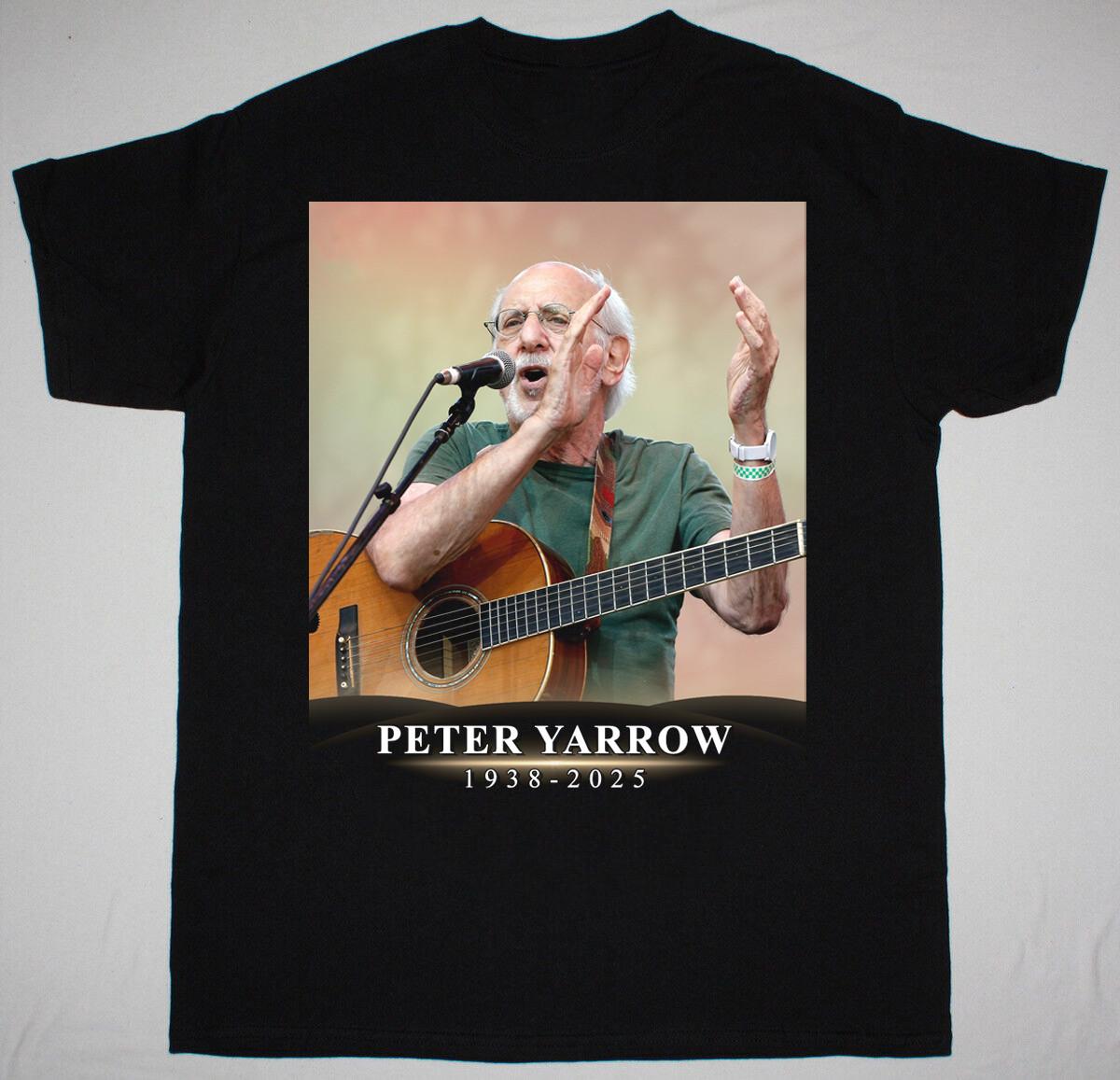 НОВАЯ рубашка Peter Yarrow 19352026 Peter Paul And Mary Band Черная Размер AR835 M