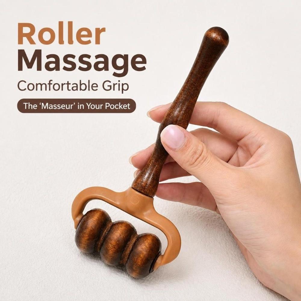 1/2Pcs Comfortable Handheld Massage Roller Gifts Manual Muscle Massager  for Arms Legs Body