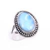 Natural Republic Larimar Gemstone 925 Solid Sterling Silver Gift Ring S.7 z6z17