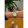 Retro Minimal Square Dial Women's Wristwatch