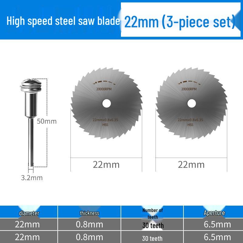 Mini High-Speed Steel Circular Saw Blade for Woodworking & Metal Cutting
