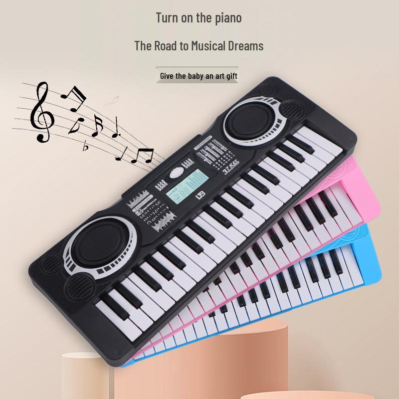 Douyin Live Kids' 37-Key Electronic Organ Toy - Educational Piano for Boys