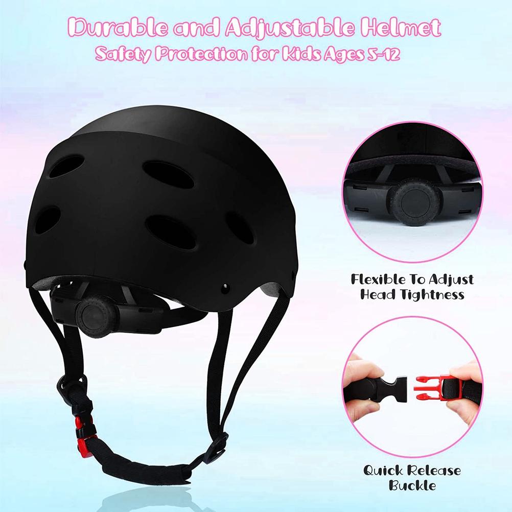Bike Helmet for Kids 5 10 Years Old Girls Boys Adjustable Anti Collision Safety Skateboard Helmet for Cycling