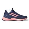 Adidas Rapidarun J Durable Non-Slip Shock Absorbing Low-Top Running Shoes Kids Sneakers Blue Pink EF9243