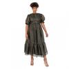 Lovedrobe Womens/Ladies Chevron Short-Sleeved Midi Dress