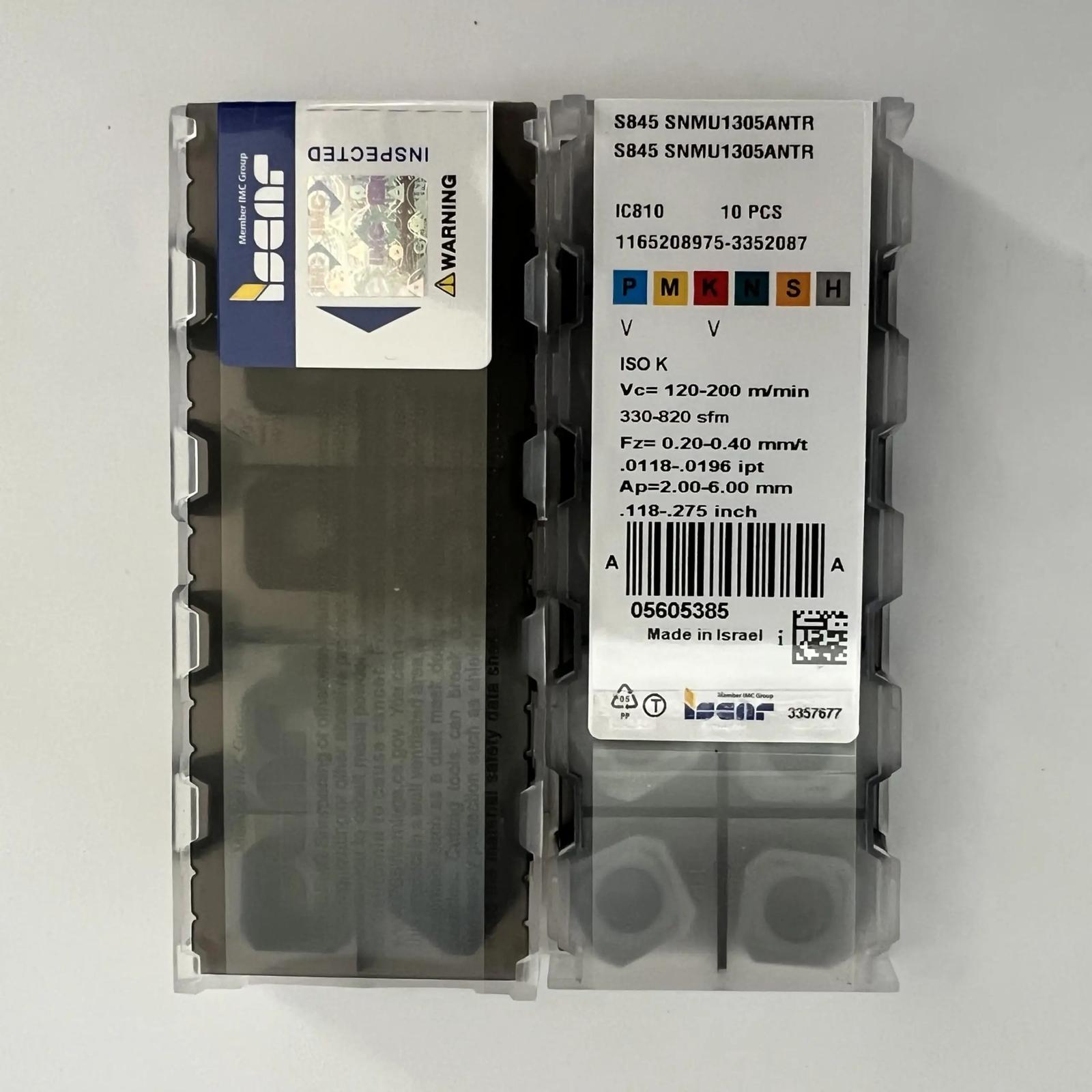 

ISCAR / S845SNMU1305ANTR IC810 /Industrial indexable Carbide Inserts 10 PCS