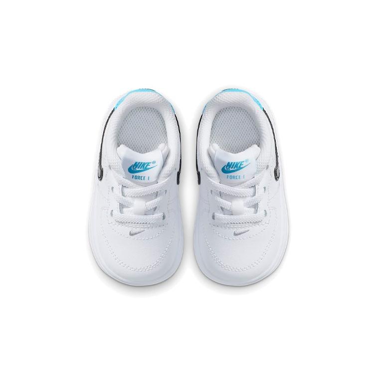 (TD) Nike Force 1 '18 'White Blue Fury' Baby 905220-105