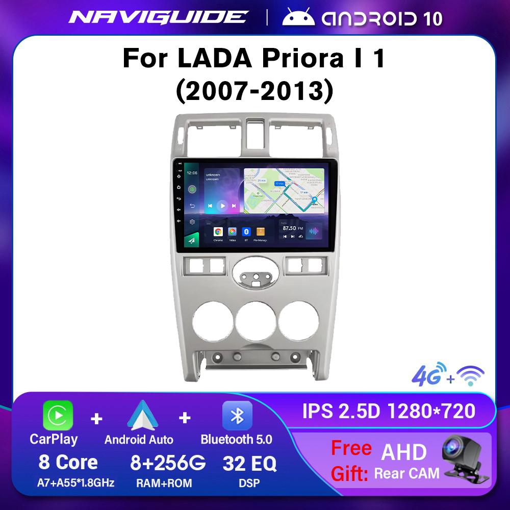 9'' 2din Android Car Radio CarPlay Auto for LADA Priora I 1 2007-2013 Car Intelligent System Multimedia Video Player GPS BT FM NO DVD