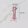 Pink Crown Candle Birthday 0-9 Number Cake Decoration Digital Candles Dessert Insert Decor Party Anniversary Day Cake Decor