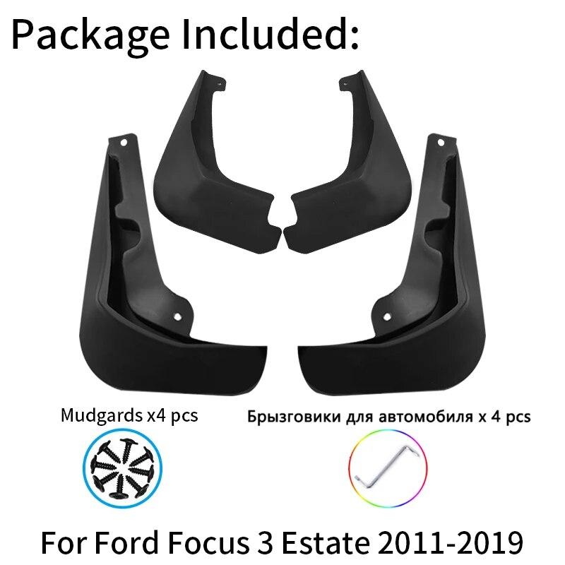 Lapače nečistot pro Ford Focus MK3 3 5dv. kombi 2011- 2017 zástěrky lapače nečistot přední zadní autopříslušenství