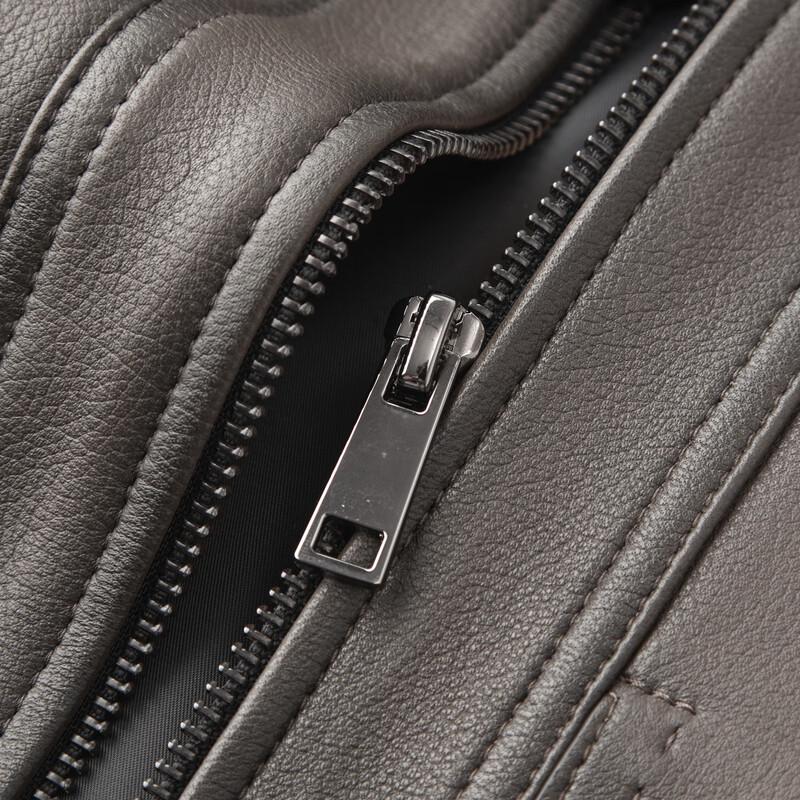 FIRS Men's Genuine Sheepskin Leather Jacket