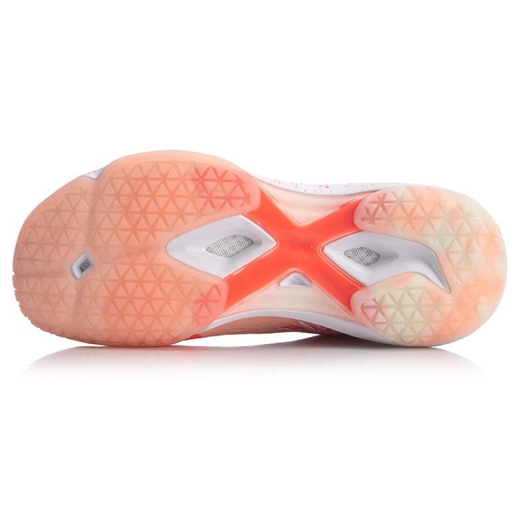 Li Ning Raid 3 Textile, Synthetic Leather Cushioning Slip Resistant Breathable Low Top Badminton Shoes Women's AYAQ012-2