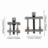2Pcs Solid Steel Watch Movement Holder Alloy Fixed Base Opening Holder Case Clamp  Watch Disassemble