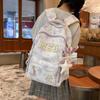 Schoolbag New Student Schoolbag Junior High School Girl Large Capacity Cute Star Backpack Ins Wind Middle School High School Backpack