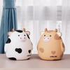 New Cute Cartoon Image of Calf Resin Ornaments Children's Pet Money Box Home Decoration Children's Gifts Coin Bank