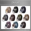BUZZxSELECTION Elastic One Size Fits LBT047 Men's Belt, Braided, Stylish, Casual, All, (09MIX Blue)