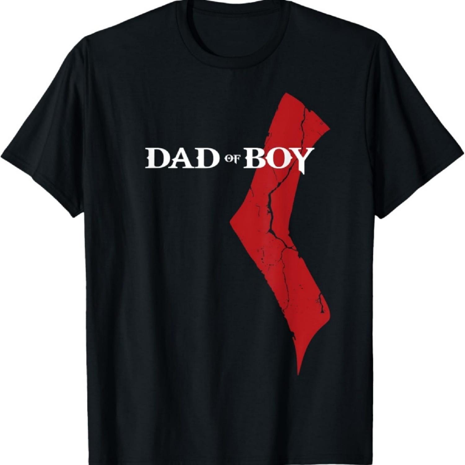 Бог мальчика - Папа Футболка для видеоигр Издание ко Дню отца Футболка XXXXXL чёрный