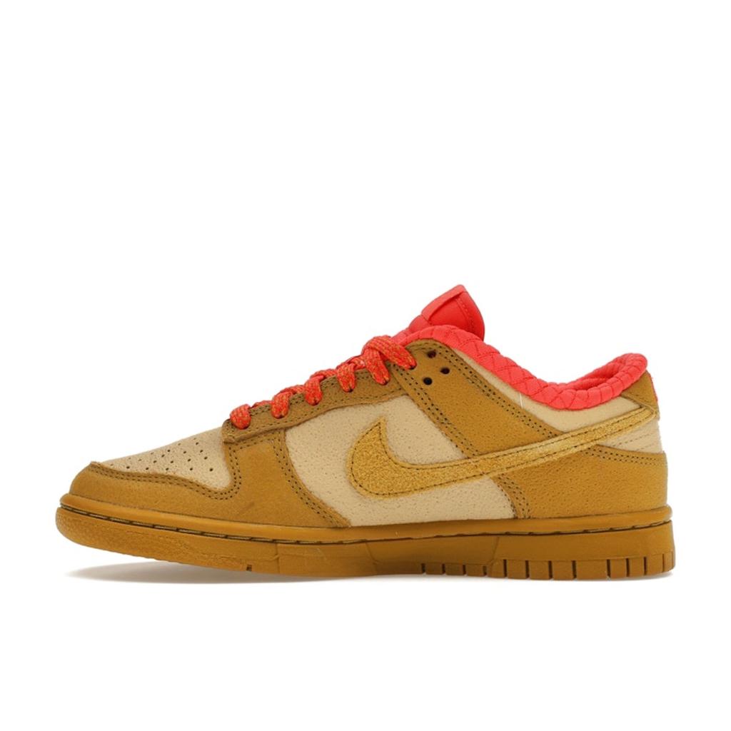 Nike Dunk Low Bronzine Picante Red Women Sneakers Tan Sesame FQ8897-252