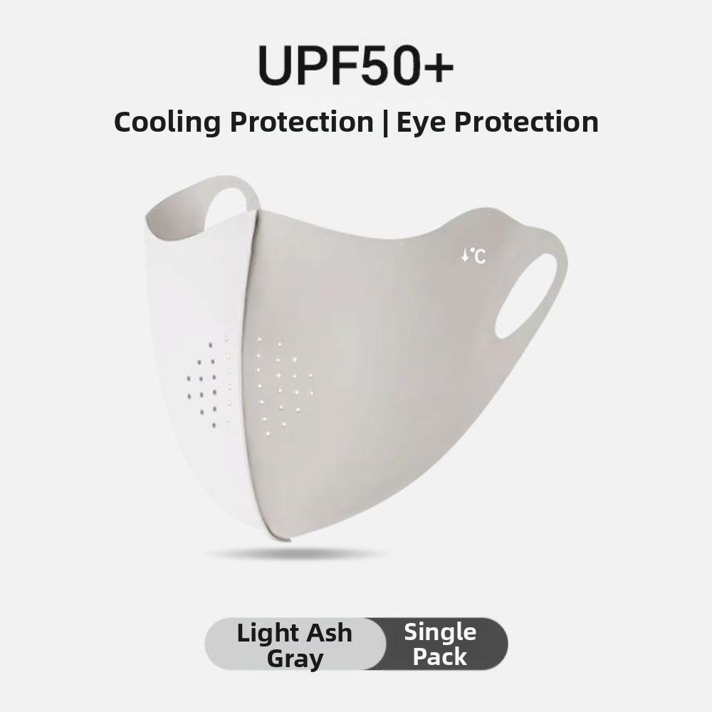 Anti-UV Sun Protection Mask Breathable Outdoor Masks Fashion Ice Silk Mask  Outdoor Sports