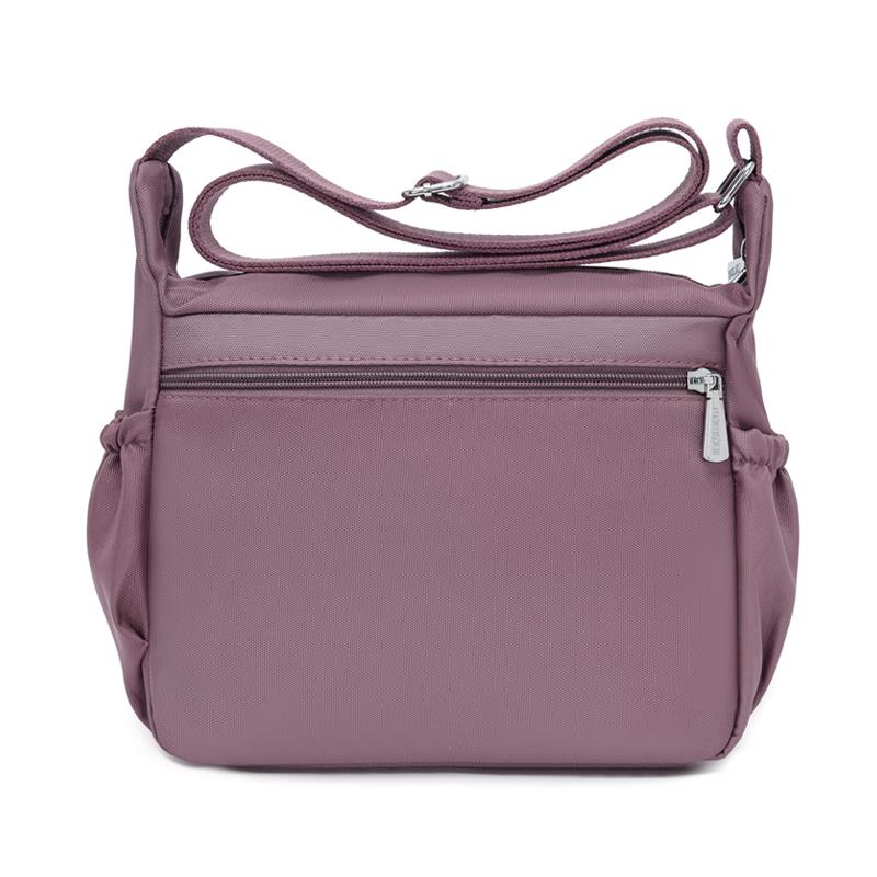 Crossbody-Tasche mit großem Fassungsvermögen Damen Leichte Wasserabweisende Nylon-Umhängetasche Muttertasche
