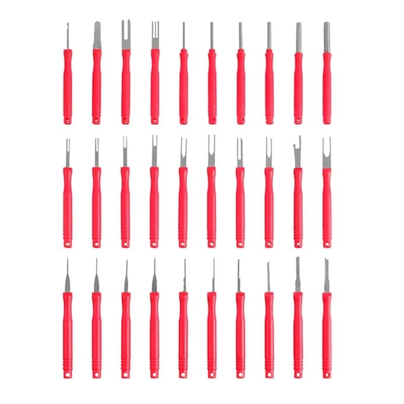 Terminal Removal Tool Set Terminal Ejectors for Car Pin Extractor Tool Release Electrical Wire Connector Puller Car Repair Tool