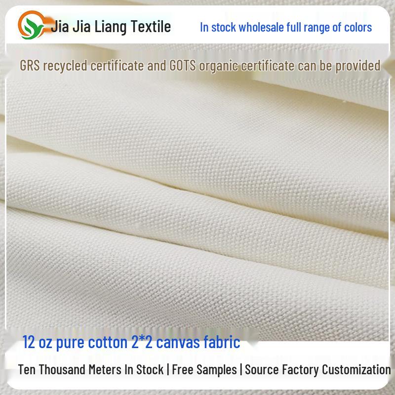 

Organic Cotton 12oz White Tie-Dye Canvas Fabric for Handbags and Shoes 6oz
