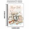 A5 Spiral Personalized Recipe Notebook - Handmade Kitchen Diary