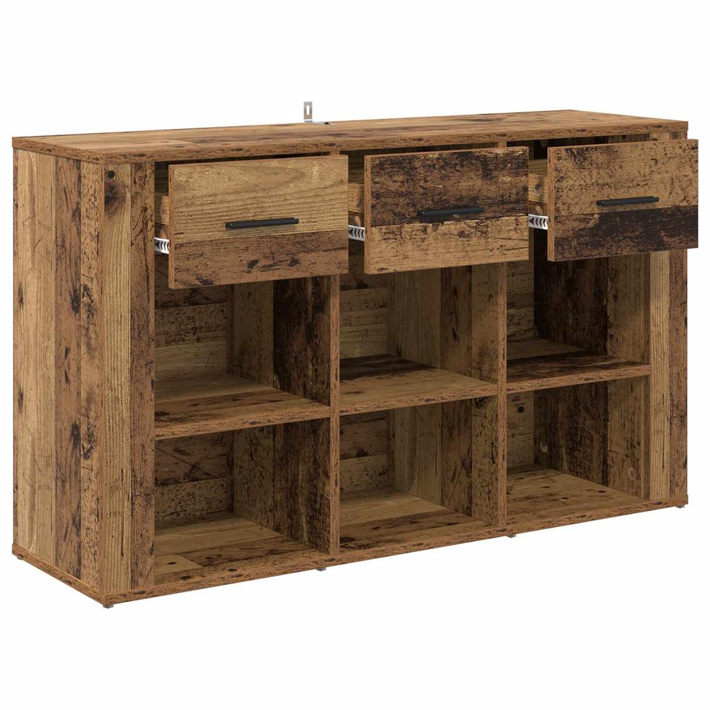 Reclaimed Wood Sideboard 100 x 30 x 59.5 cm Engineered Wood